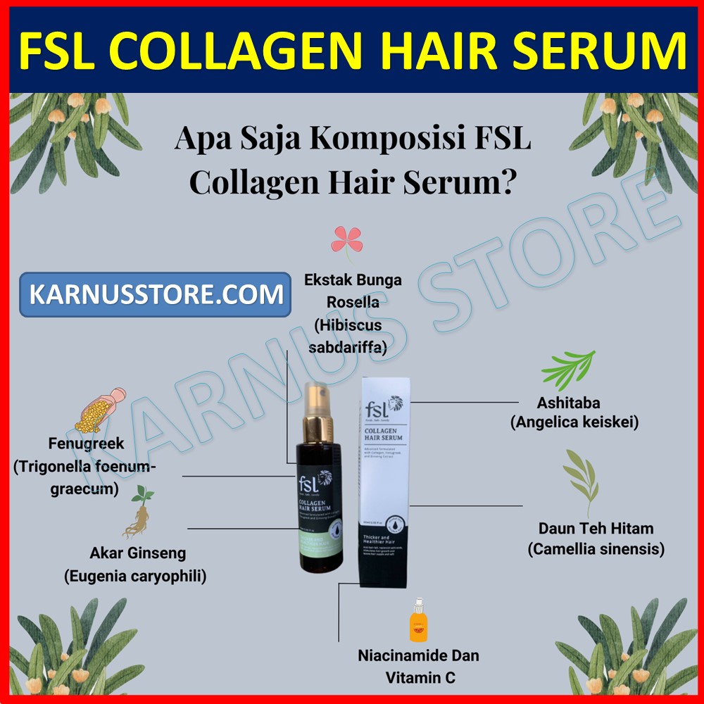 Serum FSL Collagen Hair Karnus